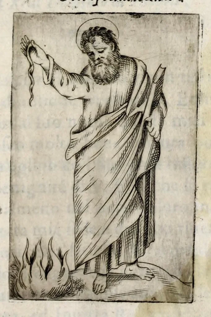 An illustration from Della descrittione di Malta isola nel mare Siciliano : con le sue antichita, ed altre notitie : libri quattro, 1647, leaf 7