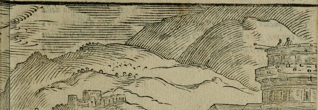 An illustration from Della espvgnatione et difesa delle fortezze di Gabriello Bvsca milanese libri due, 1585, leaf 146