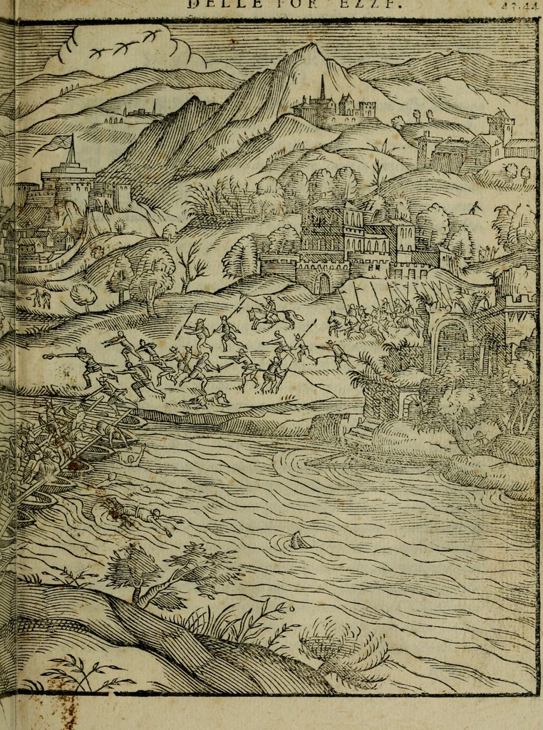 An illustration from Della espvgnatione et difesa delle fortezze di Gabriello Bvsca milanese libri due, 1585, leaf 56
