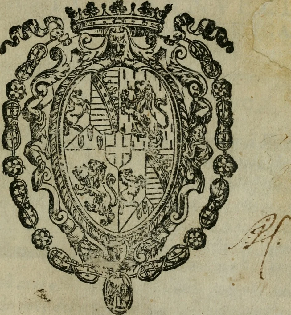 An illustration from Della espvgnatione et difesa delle fortezze di Gabriello Bvsca milanese libri due, 1585, leaf 6