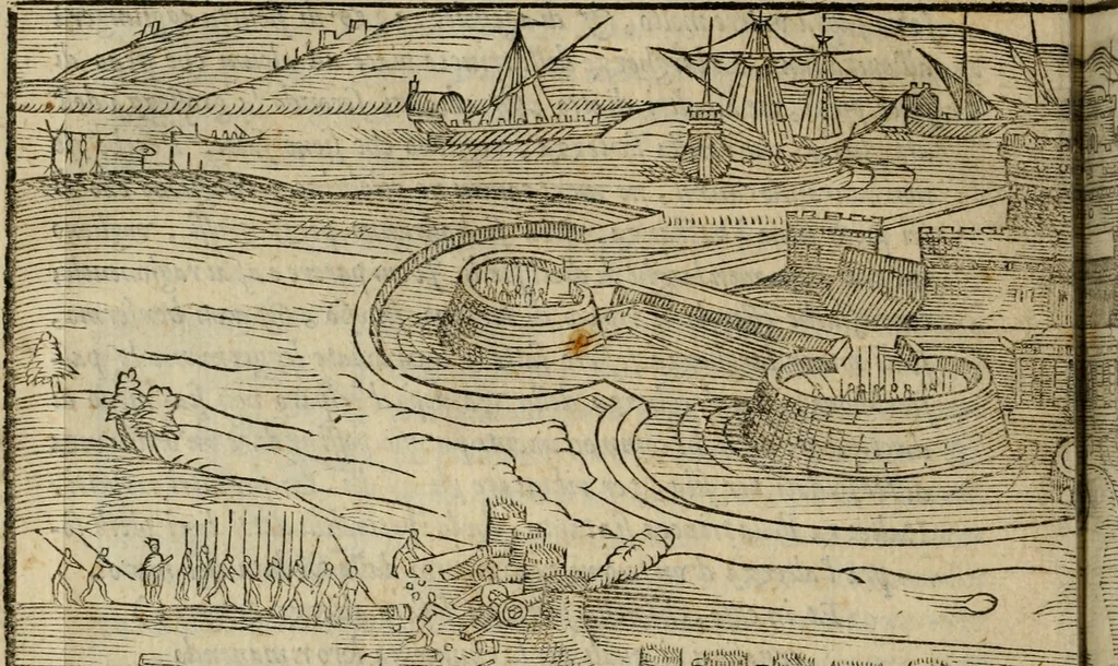 An illustration from Della espvgnatione et difesa delle fortezze di Gabriello Bvsca milanese libri due, 1585, leaf 89