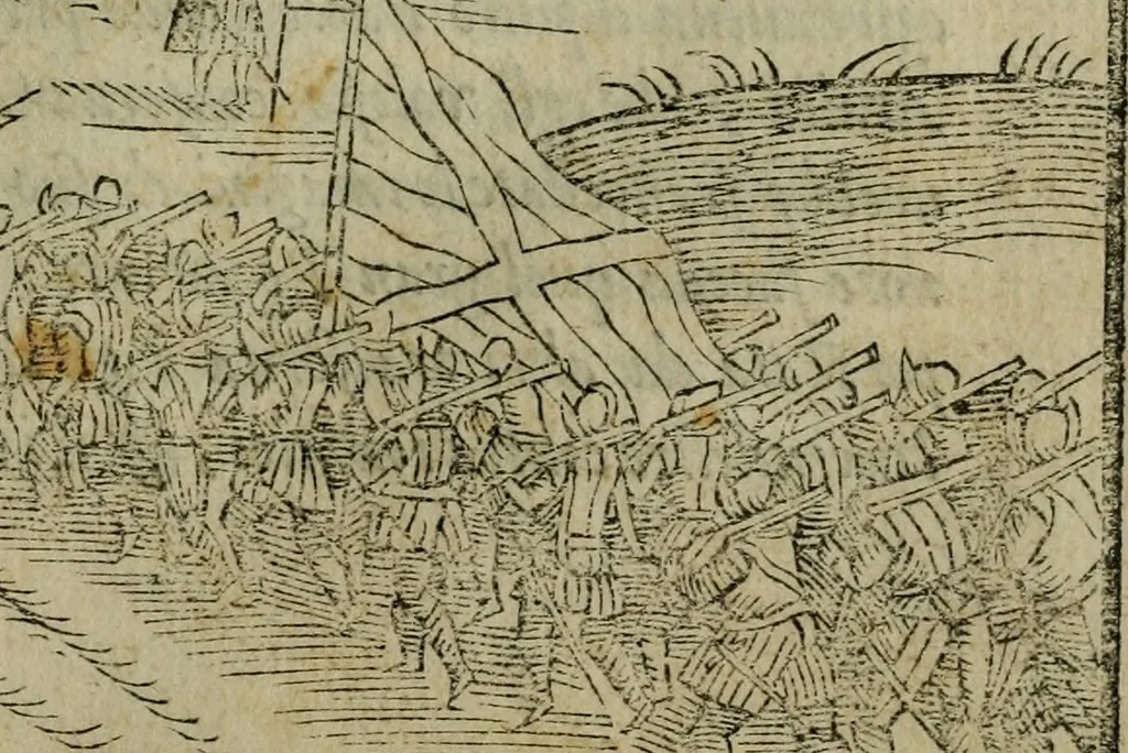 An illustration from Della espvgnatione et difesa delle fortezze di Gabriello Bvsca milanese libri due, 1585, leaf 90