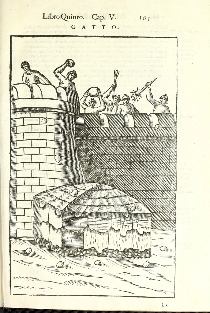 An illustration from Della felicità di Padoua di Angelo Portenari Padouano agosto. libri noue : nelli quali, mentre con nuouo ordine historico si proua ritrouarsi nella città di Padoua le conditioni alla felicità ciuile pertinenti : si raccontano gli antichi, e moderni suoi pregi, & honori et in particolare si commemorano li cittadinj suoi illustri per santità, prelature, lettere, arme, e magistrati, 1623, leaf 195