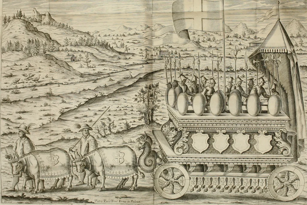 An illustration from Della felicità di Padova, 1623, leaf 190