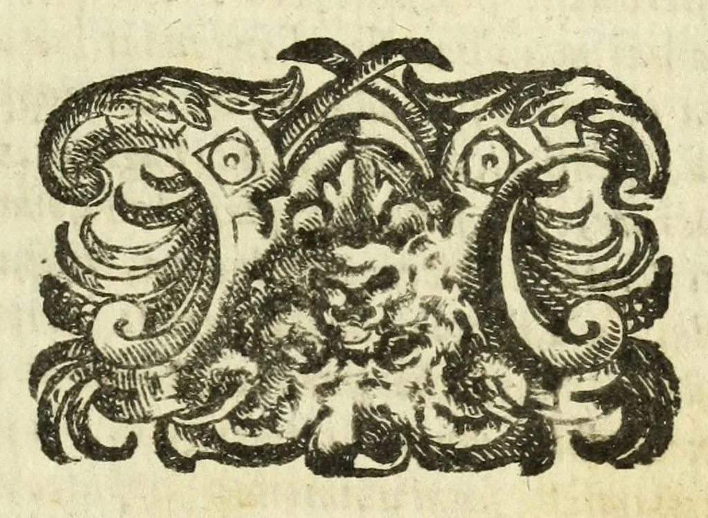An illustration from Della fisionomia dell'huomo, 1644, leaf 7