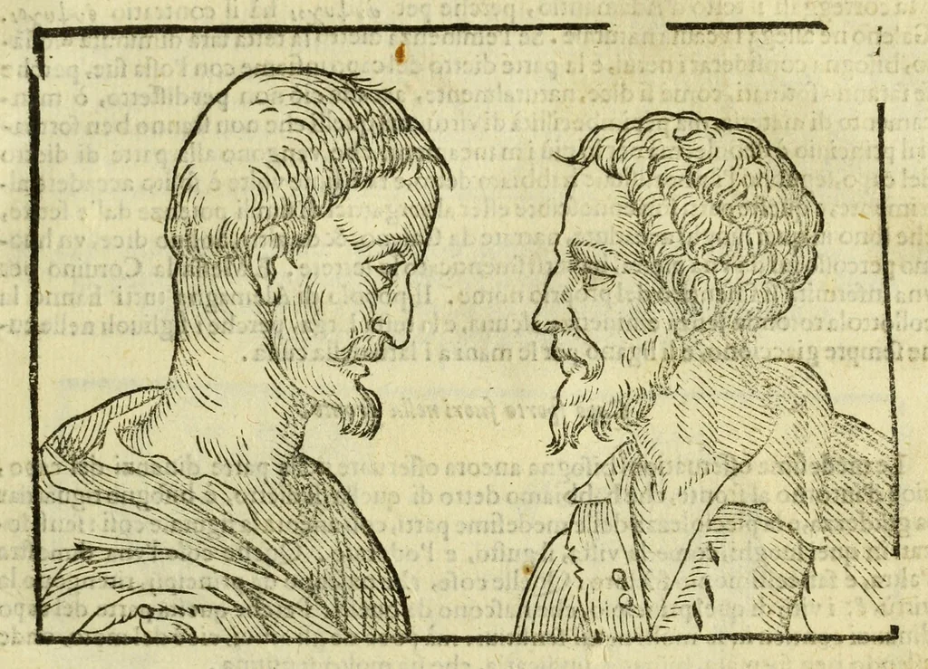 An illustration from Della fisionomia dell'huomo, 1644, leaf 75