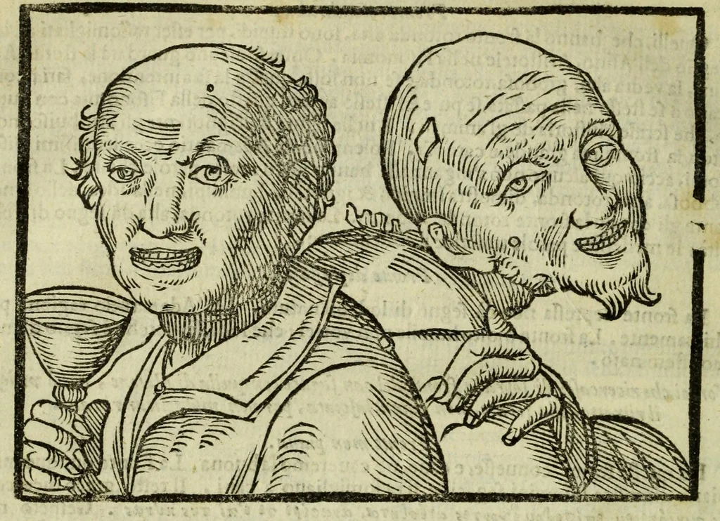 An illustration from Della fisionomia dell'huomo, 1644, leaf 86
