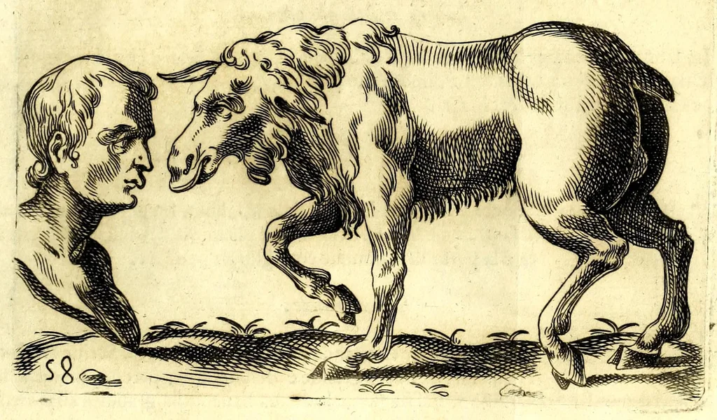 An illustration from Della fisonomia dell' huomo, 1610, leaf 131