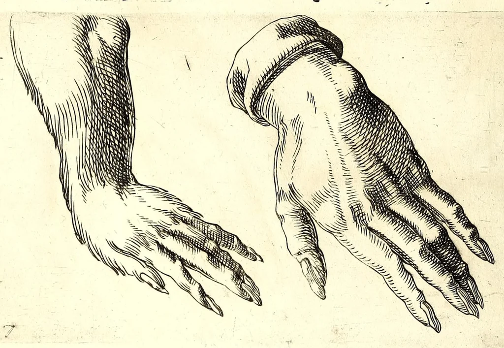 An illustration from Della fisonomia dell' huomo, 1610, leaf 202