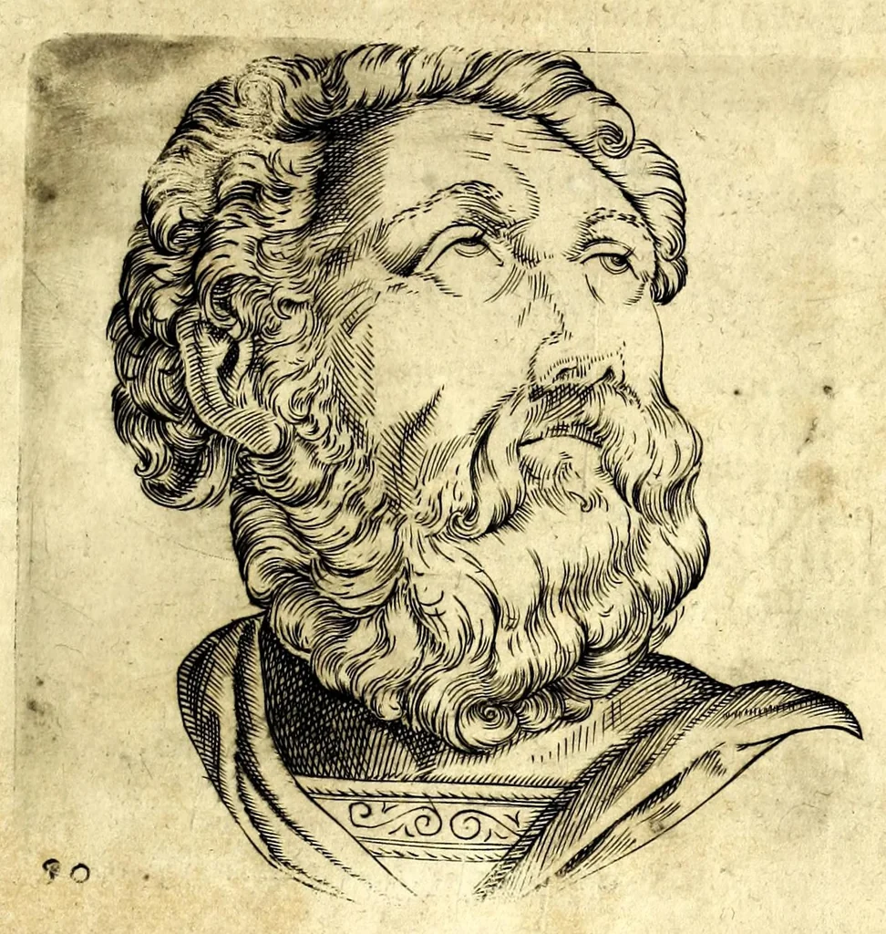 An illustration from Della fisonomia dell' huomo, 1610, leaf 215