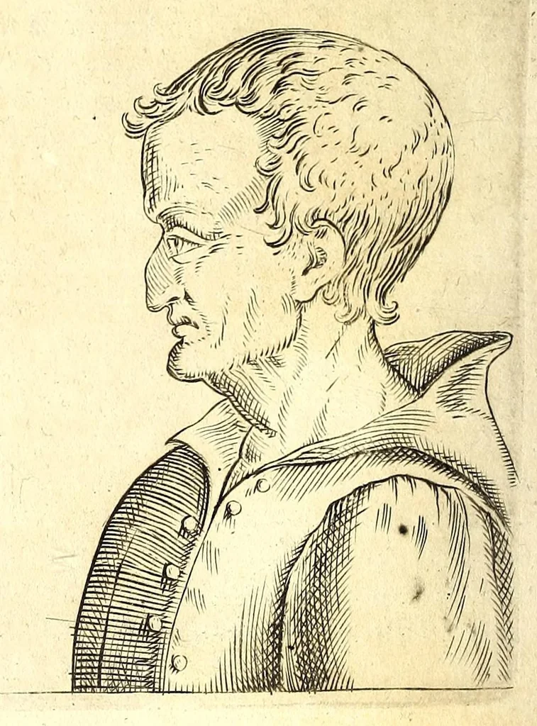 An illustration from Della fisonomia dell' huomo, 1610, leaf 248