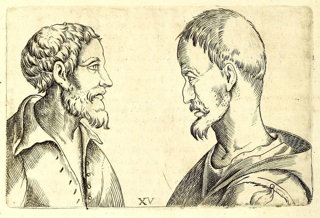 An illustration from Della fisonomia dell' huomo, 1610, leaf 252