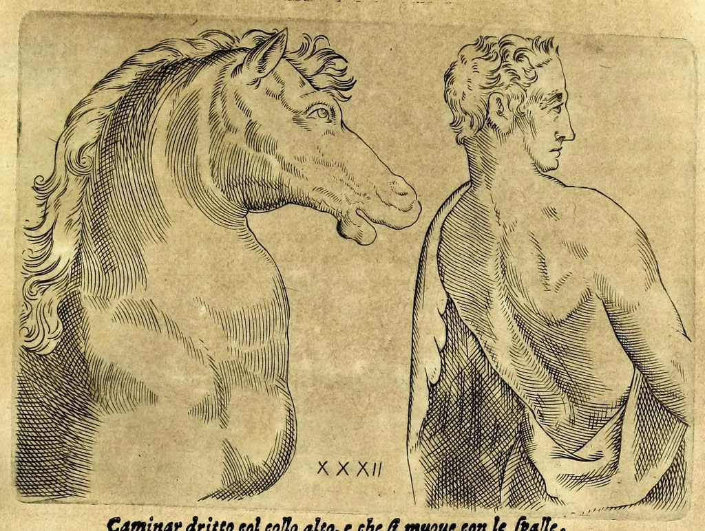 An illustration from Della fisonomia dell' huomo, 1610, leaf 279