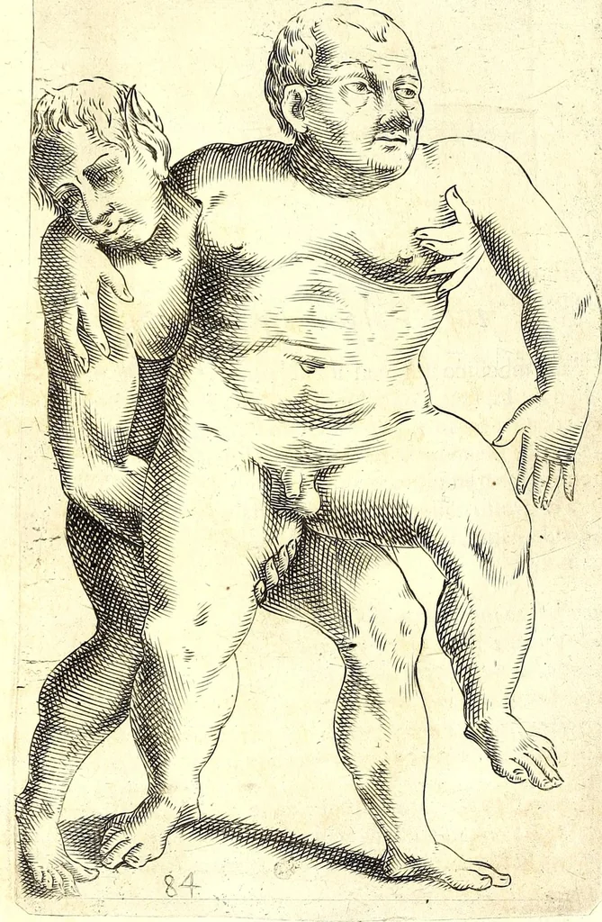 An illustration from Della fisonomia dell' huomo, 1610, leaf 326