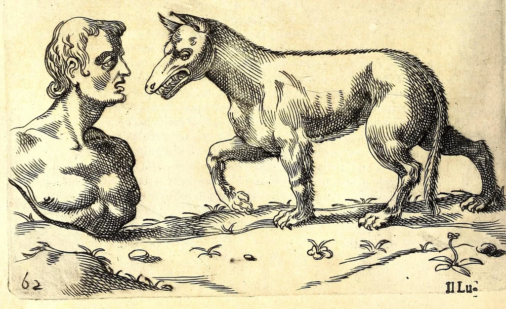 An illustration from Della fisonomia dell' huomo, 1610, leaf 38