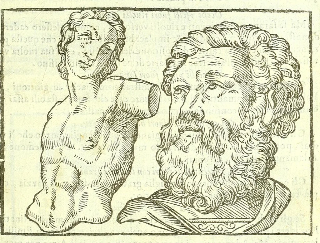 An illustration from Della fisonomia dell'huomo, 1613, leaf 289