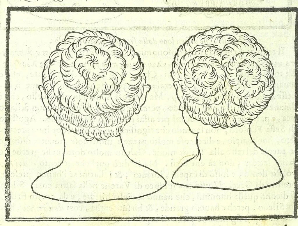An illustration from Della fisonomia dell'huomo, 1613, leaf 342