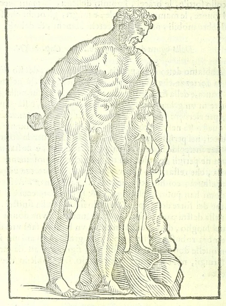 An illustration from Della fisonomia dell'huomo, 1613, leaf 424