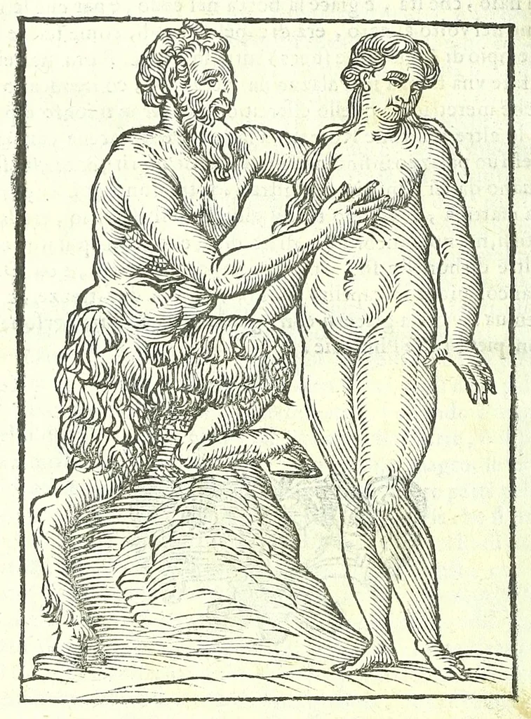 An illustration from Della fisonomia dell'huomo, 1613, leaf 442