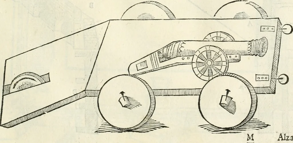An illustration from Della fortificatione delle città, 1564, leaf 100
