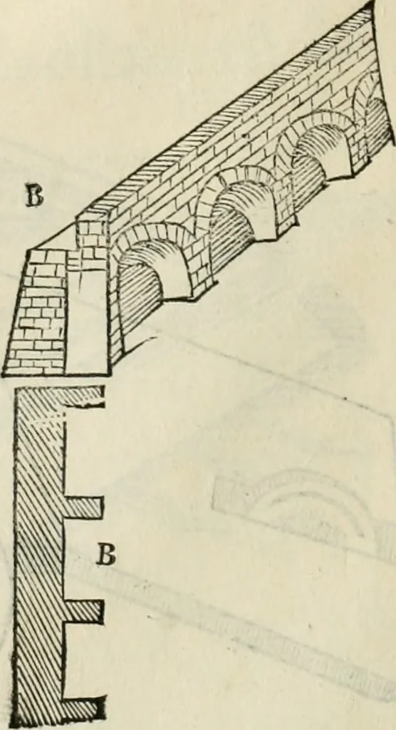 An illustration from Della fortificatione delle città, 1564, leaf 101