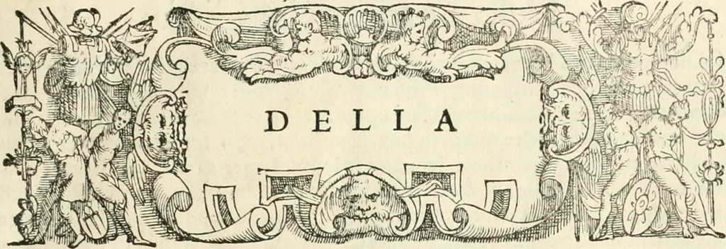 An illustration from Della fortificatione delle città, 1564, leaf 12