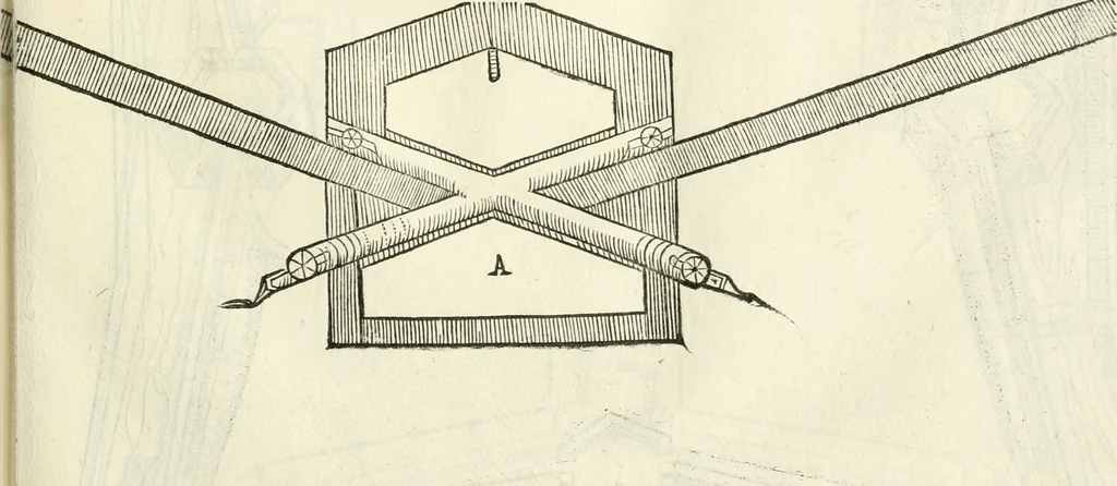An illustration from Della fortificatione delle città, 1564, leaf 120