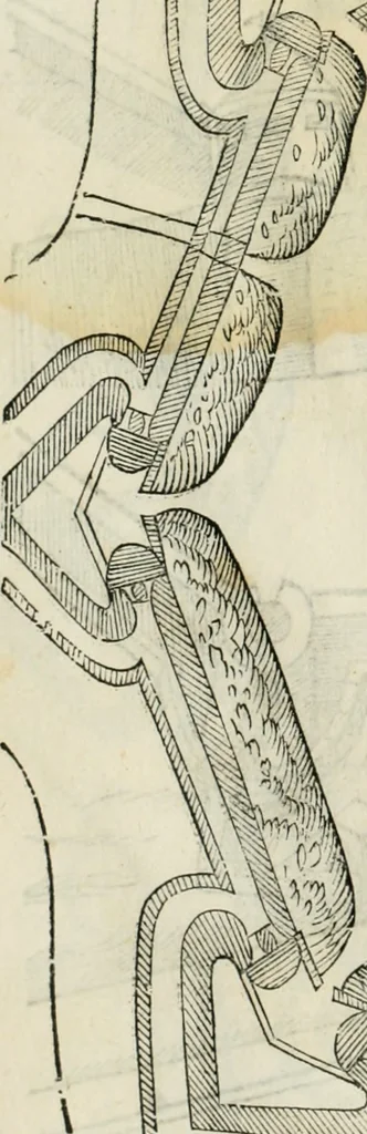 An illustration from Della fortificatione delle città, 1564, leaf 143