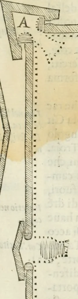 An illustration from Della fortificatione delle città, 1564, leaf 25