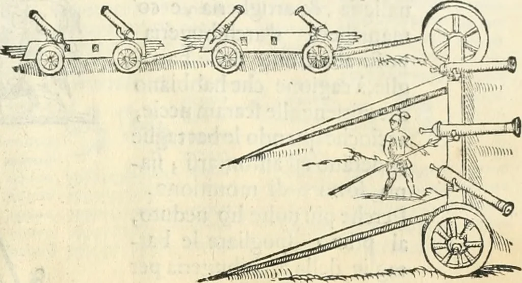 An illustration from Della fortificatione delle città, 1564, leaf 276