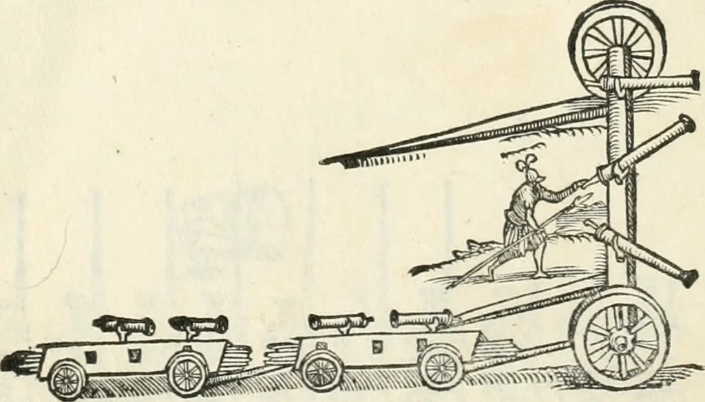 An illustration from Della fortificatione delle città, 1564, leaf 276