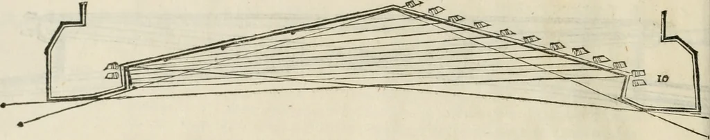 An illustration from Della fortificatione delle città, 1564, leaf 51