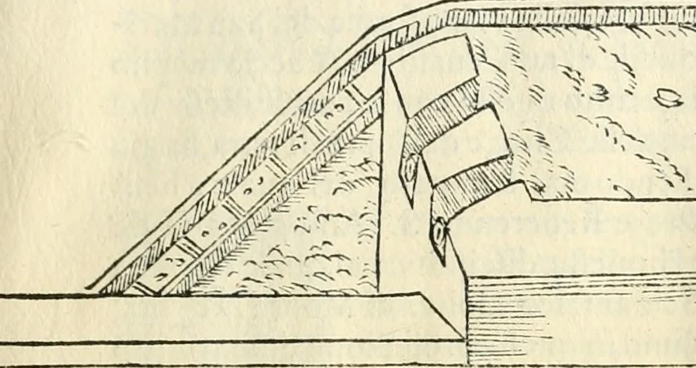 An illustration from Della fortificatione delle città, 1564, leaf 70