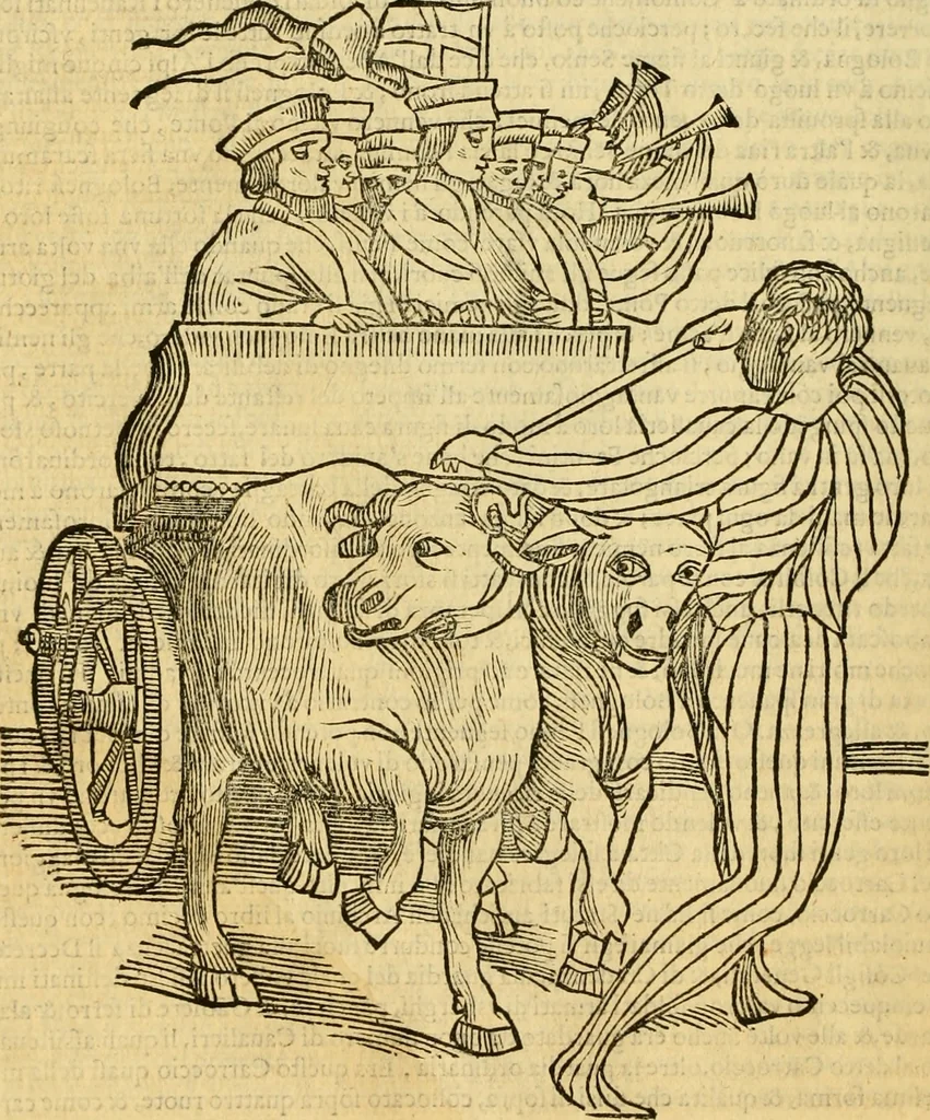 An illustration from Della historia di Bologna [parte prima], 1605, leaf 141