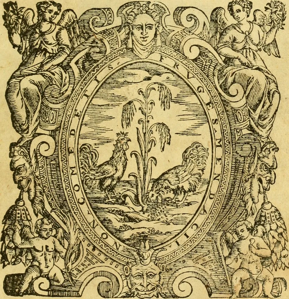 An illustration from Della historia di Bologna [parte prima], 1605, leaf 4