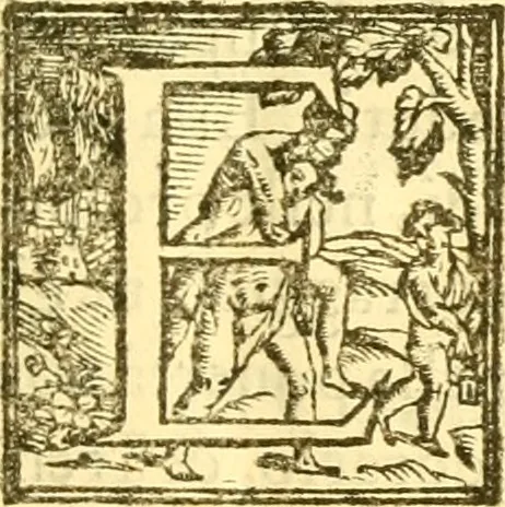 An illustration from Della historia di Bologna [parte prima], 1605, leaf 10