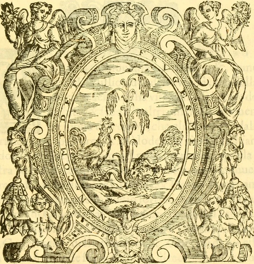 An illustration from Della historia di Bologna [parte prima], 1605, leaf 8