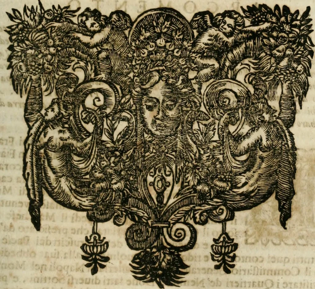 An illustration from Della historia d'Italia. Libri xlvi. Riv. dal medesimo autore, accresciuta e continuata, dall'anno 1625. sino al 1679, 1680, leaf 416