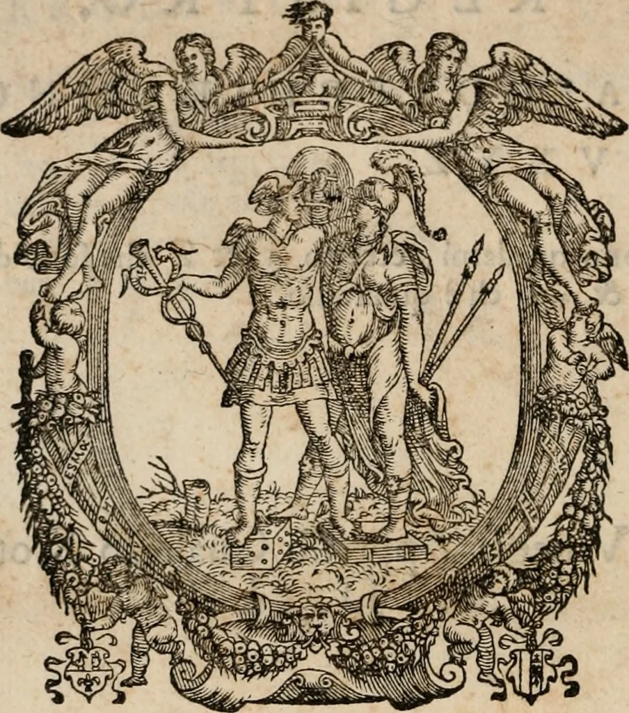 An illustration from Della historia vinitiana di M. Pietro Bembo card. volgarmente scritta. Libri XII, 1552, leaf 391