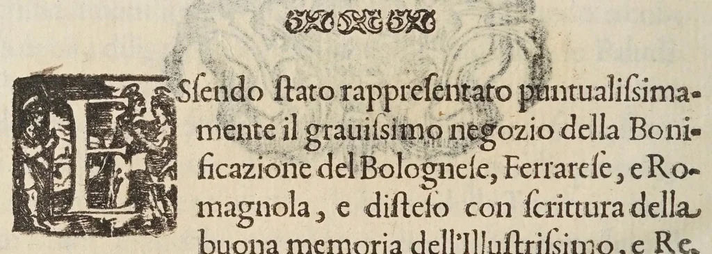 An illustration from Della misvra dell'acqve correnti, 1660, leaf 176