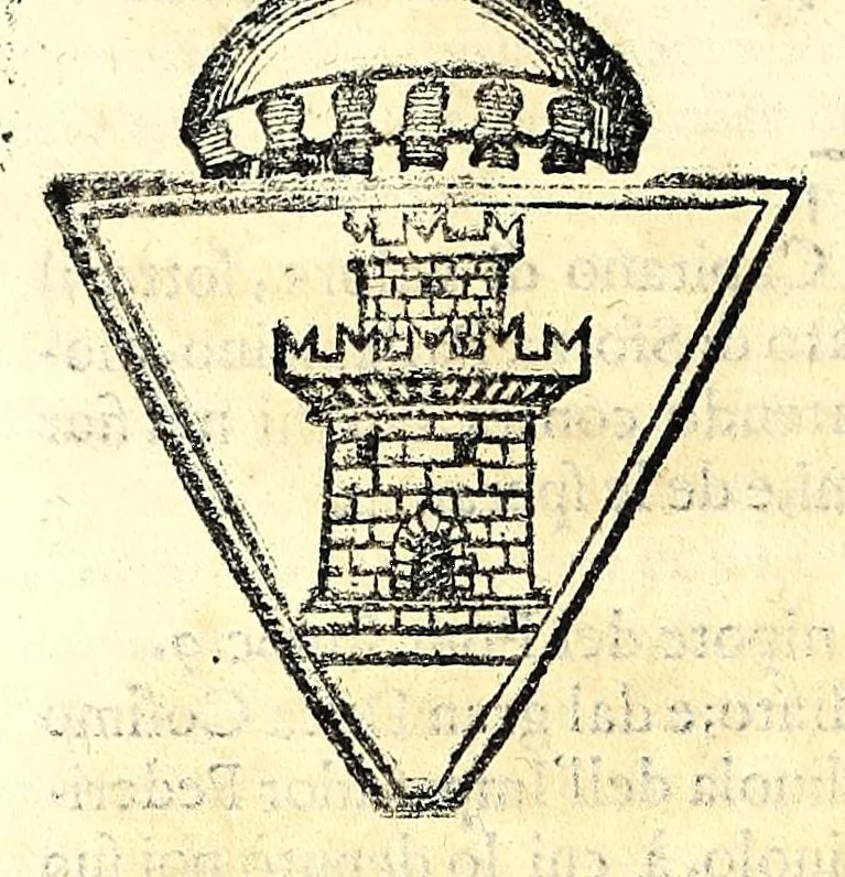 An illustration from Della nobilta dell'Italia parte prima[-seconda], 1615, leaf 112