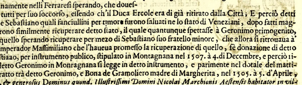 An illustration from Della nobilta dell'Italia parte prima[-seconda], 1615, leaf 119