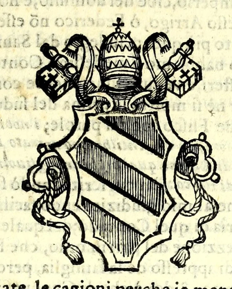 An illustration from Della nobilta dell'Italia parte prima[-seconda], 1615, leaf 177
