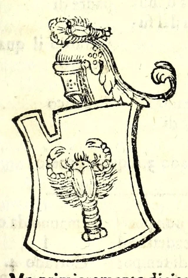 An illustration from Della nobilta dell'Italia parte prima[-seconda], 1615, leaf 195