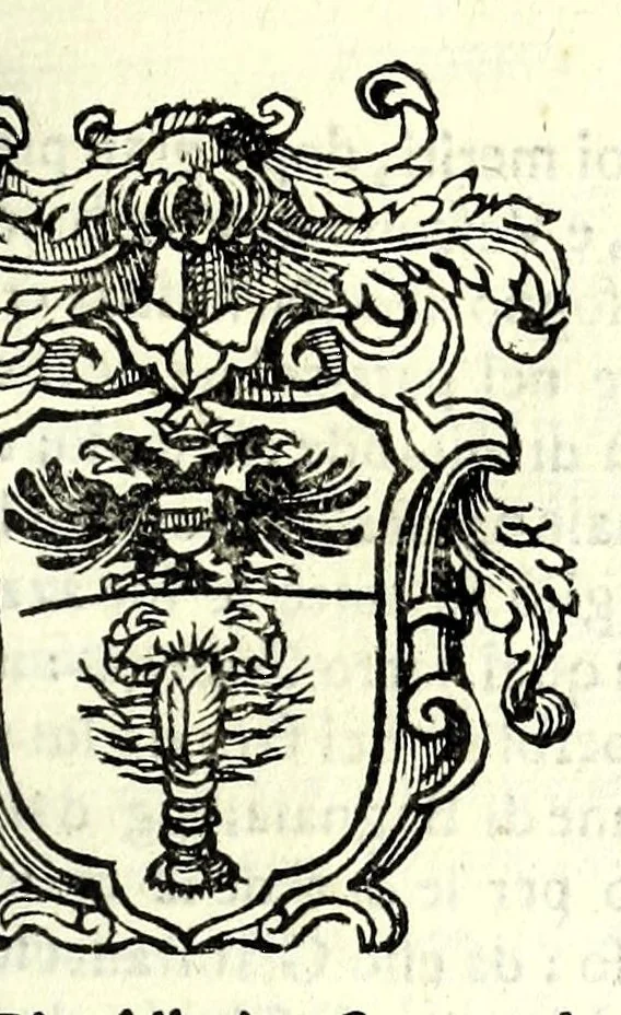 An illustration from Della nobilta dell'Italia parte prima[-seconda], 1615, leaf 201