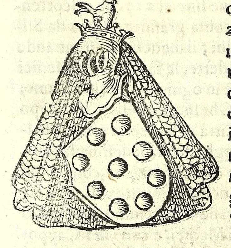 An illustration from Della nobilta dell'Italia parte prima[-seconda], 1615, leaf 230