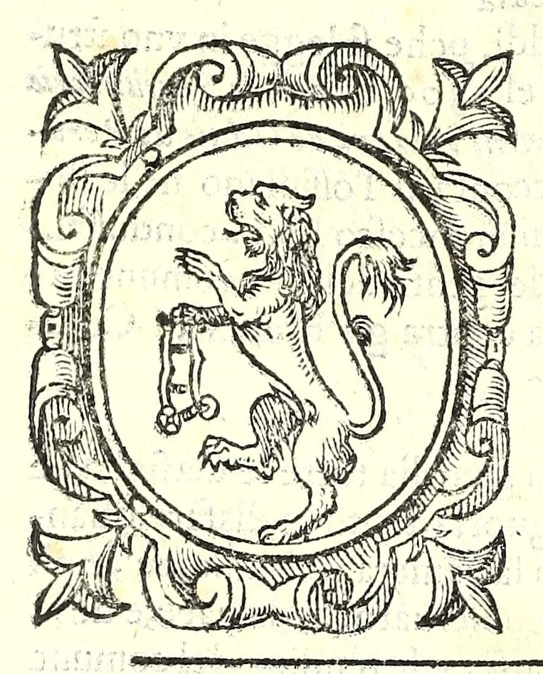 An illustration from Della nobilta dell'Italia parte prima[-seconda], 1615, leaf 282
