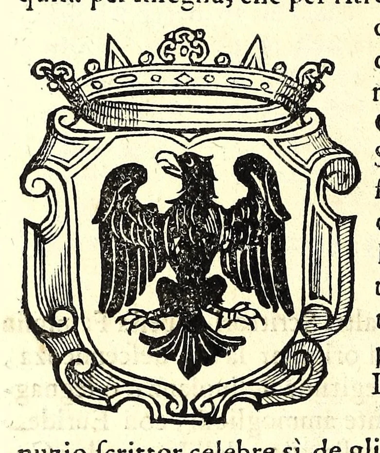 An illustration from Della nobilta dell'Italia parte prima[-seconda], 1615, leaf 290