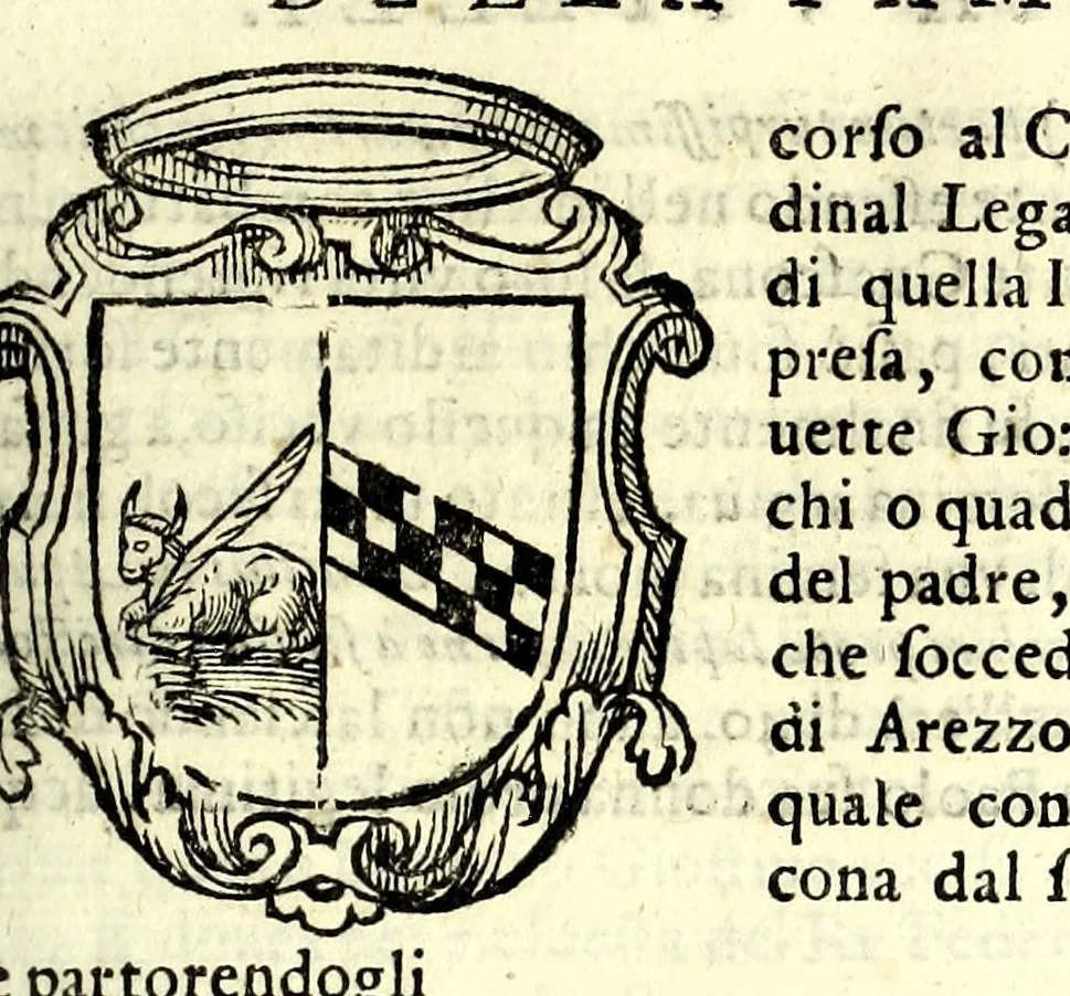 An illustration from Della nobilta dell'Italia parte prima[-seconda], 1615, leaf 325