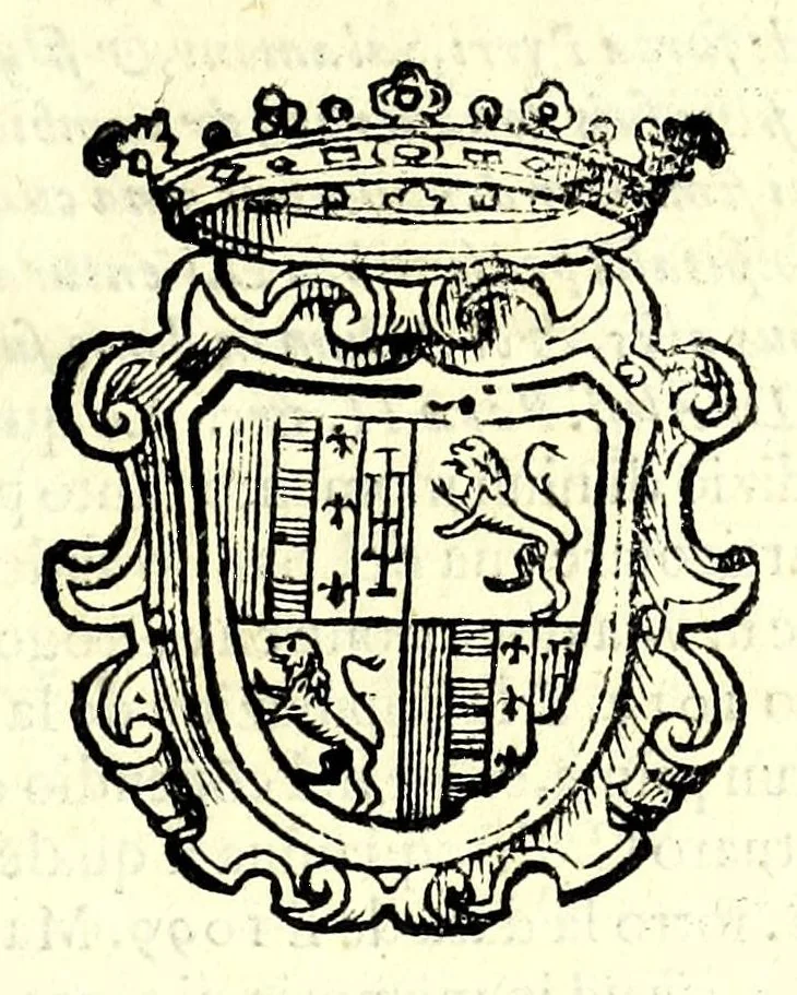 An illustration from Della nobilta dell'Italia parte prima[-seconda], 1615, leaf 35